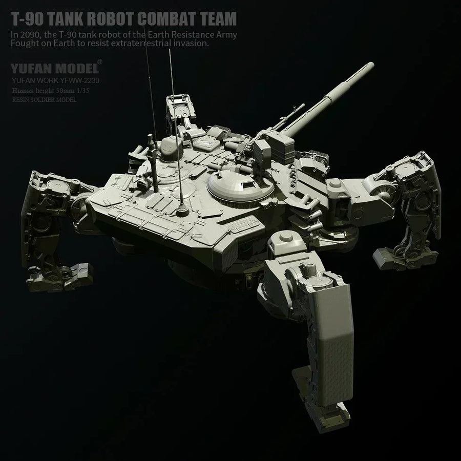 Sci-Fi Combat Mech Walker with Articulated Legs 1/35 Resin Vehicle Kit - resin model view 4