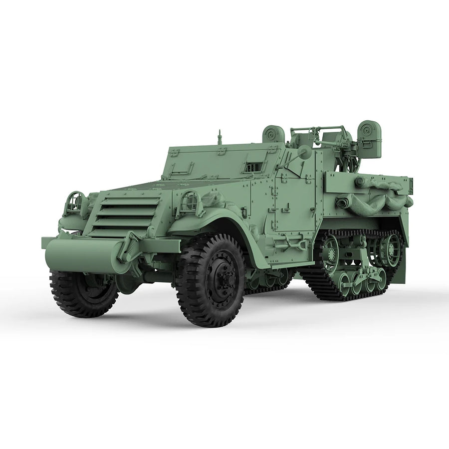 German Sd.Kfz Half-Track SPAA 1/144 Resin Vehicle Kit - resin model view 2
