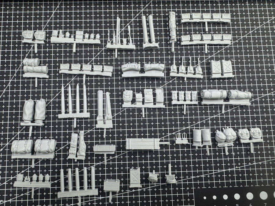 1/35 Modern Vehicle Equipment Set (Resin Accessory) - resin model view 3
