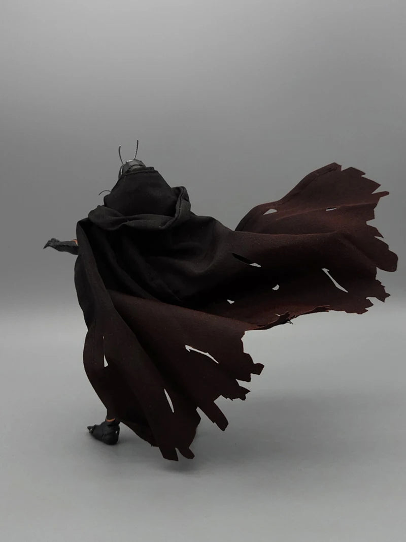 Anime Game Character Asian Warrior with Tattered Cloak and Conical Hat 1/12 Resin Figure Kit - resin model view 3