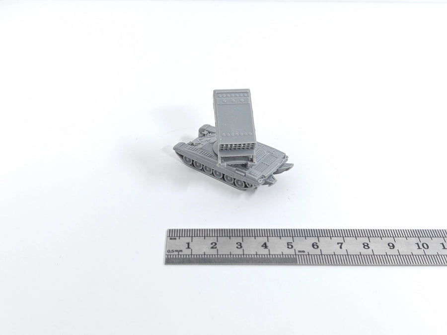 TOS-1A Solntsepek Thermobaric Rocket System 1/144 Resin Kit - 1/144 resin model view 4
