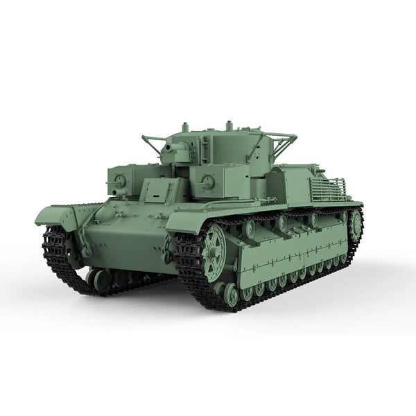 Soviet T-28 Multi-Turret Medium Tank 1/56 Resin Vehicle Kit