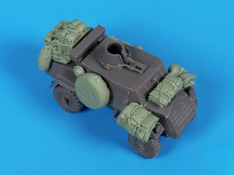 1/72 Otter ATV Accessories Set Resin Model Kit Components - 1/72 resin model view 2