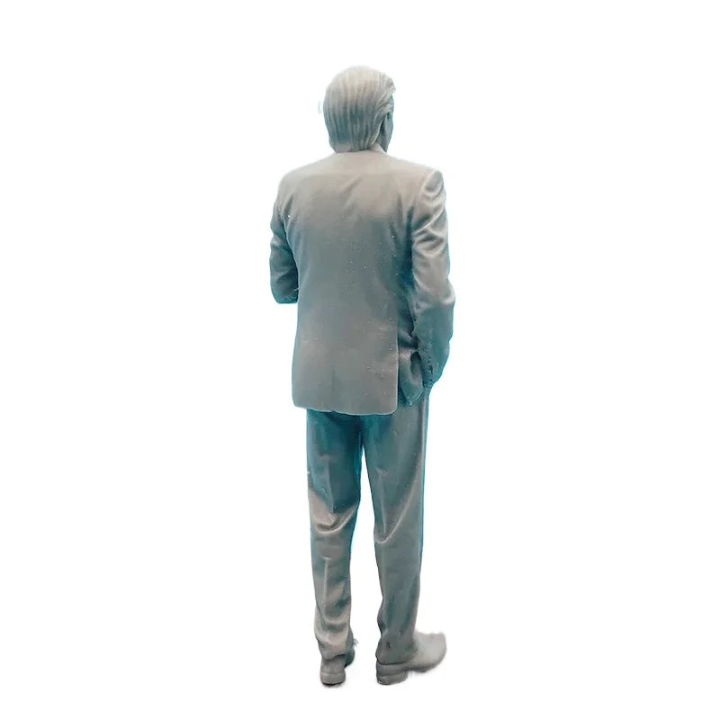 1/24 Resin Model Figure Kit - Business Executive in Suit Standing Pose - 1/24 resin model view 4