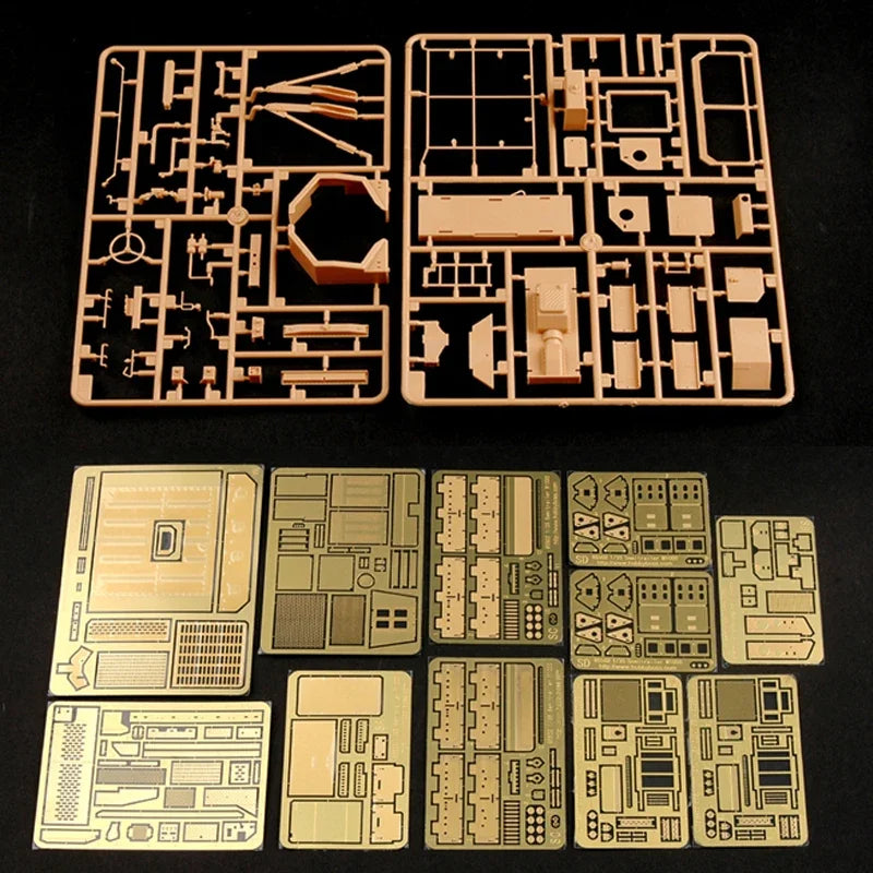 Modern US M1070 Heavy Equipment Transporter HET 1/35 Resin Vehicle Kit - resin model view 4
