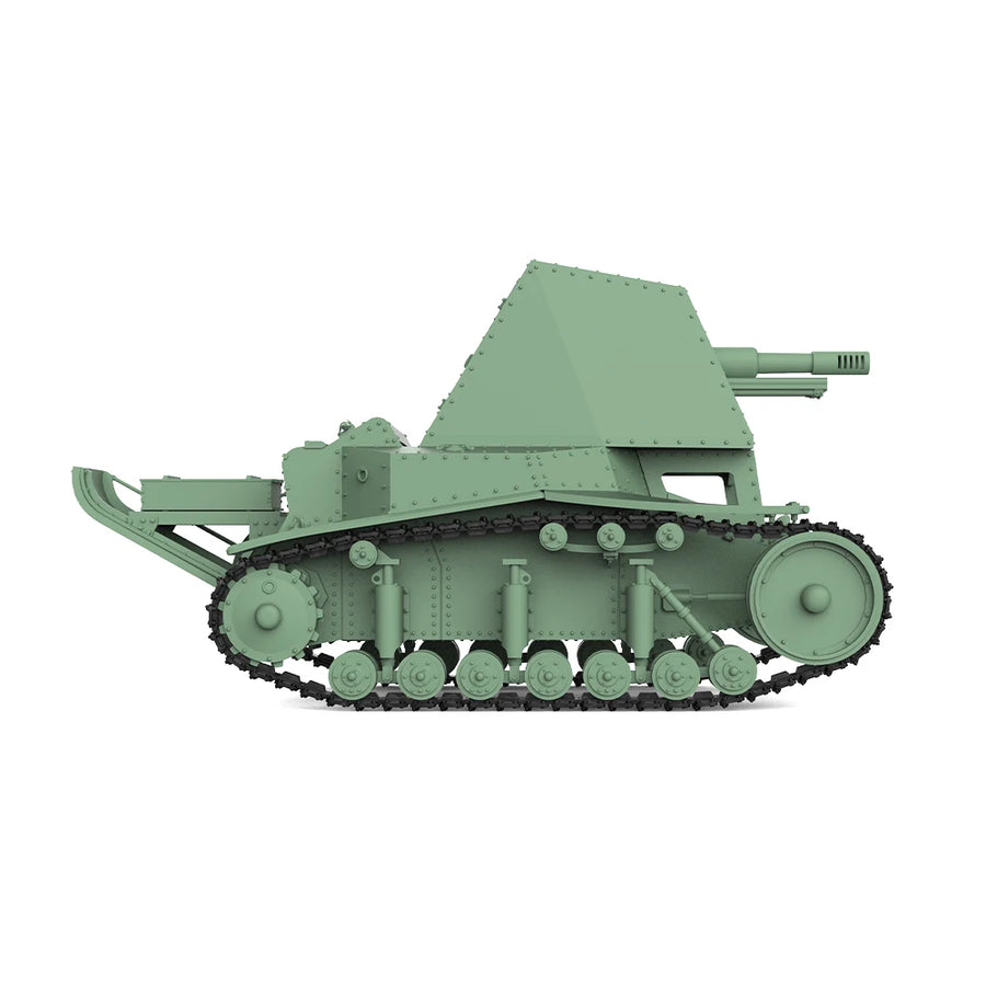 Soviet SU-18 Self-Propelled Gun 1/48 Scale Resin Model Kit - 1/48 resin model view 2