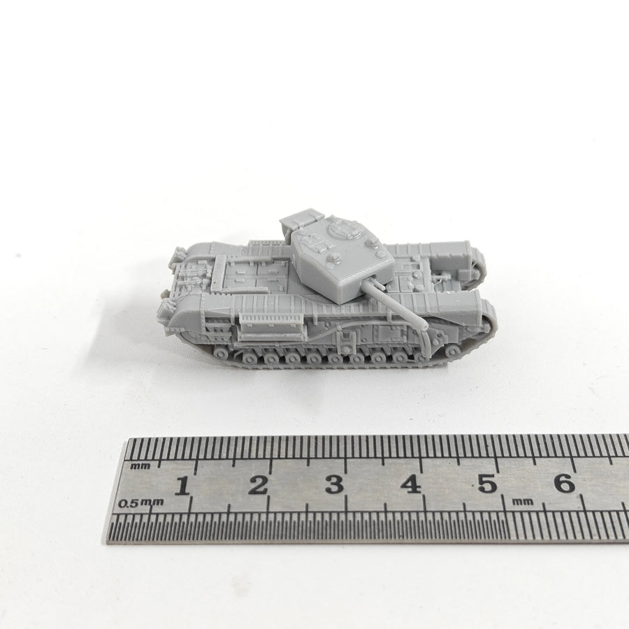 Churchill III Tank 1/144 Scale Resin Model Kit - 1/144 resin model view 2