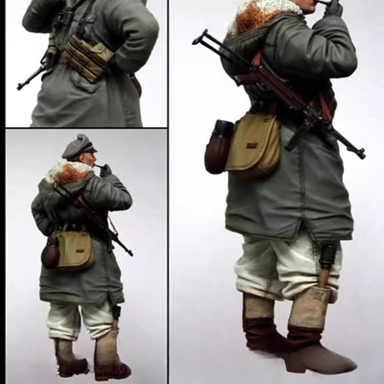 WWII Soviet Commander Kharkiv 1/16 Resin Figure Kit - 1/16 resin model view 3