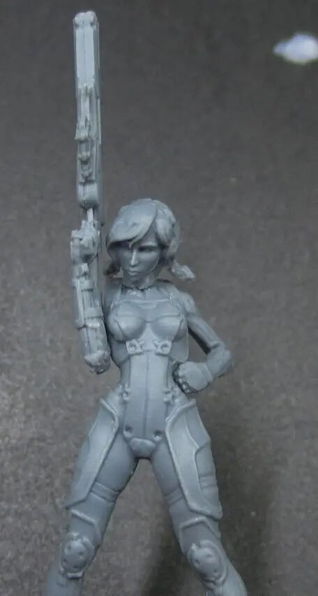 Mercenary Python Tag Squadron Trooper Resin Figure Kit - resin model view 4
