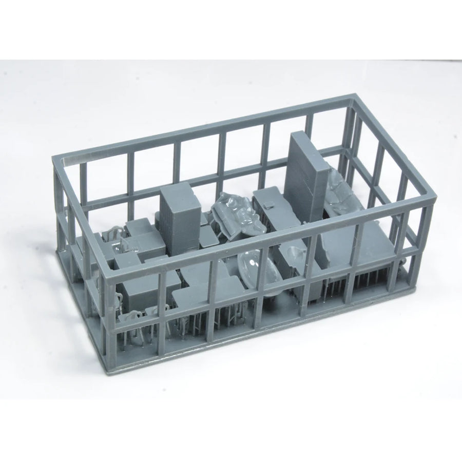 1/87 Scale Modern House Interior Furniture Set Resin Model Kit - 1/87 resin model view 2