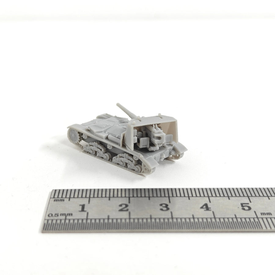 WWII Italian Semovente M41M 90/53 Self-Propelled Gun 1/144 Resin Kit - 1/144 resin model view 5