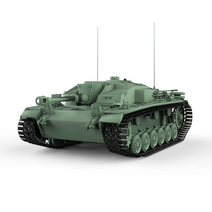 German StuG III Ausf.F 1/35 Resin Model Kit - 1/35 resin model view 2
