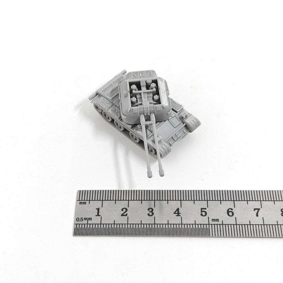 Soviet ZSU-57-2 Self-Propelled Anti-Aircraft Gun 1/144 Resin Kit - 1/144 resin model view 2