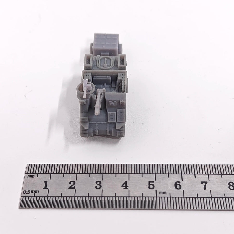 M7 Priest Self-Propelled Gun with Trailer 1/144 Resin Model Kit - 1/144 resin model view 2