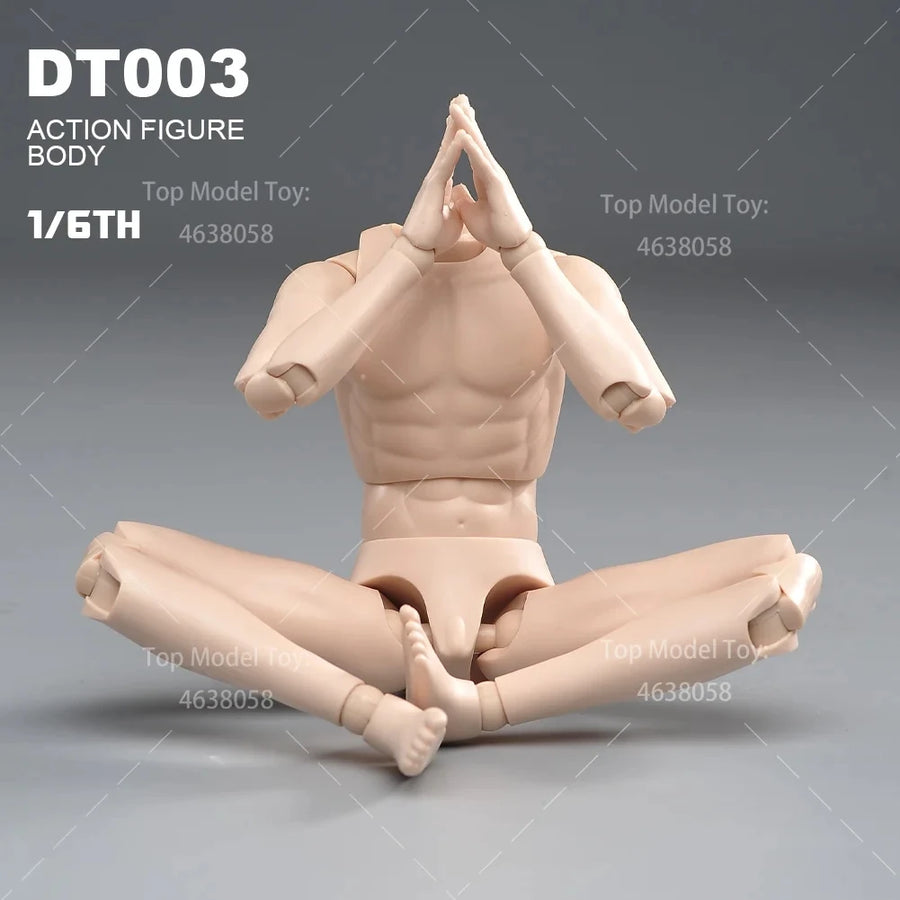 1/6 Scale Articulated Male Muscle Body Resin Figure - Three-Tone Kit - 1/6 resin model view 4