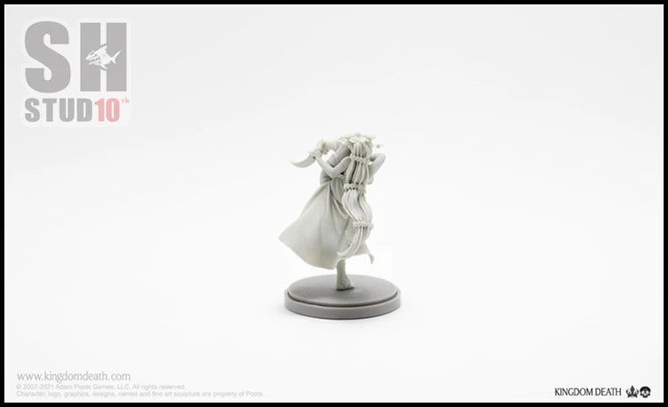 Fantasy Dragon Slayer Warrior with Greatsword 75mm Resin Figure Kit - resin model view 4