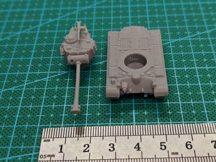 M26 Pershing Tank 1/144 Scale Resin Model Kit - 1/144 resin model view 2
