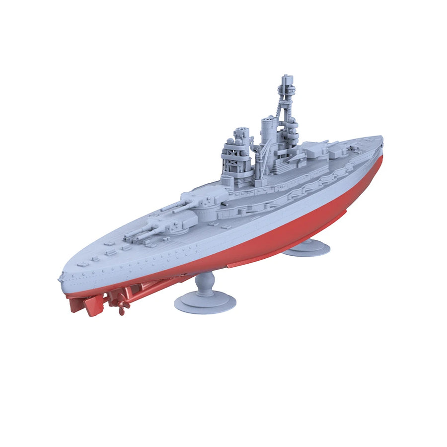 German Navy SMS Baden Battleship 1/2000 Scale Resin Model Kit - 1/2000 resin model view 2