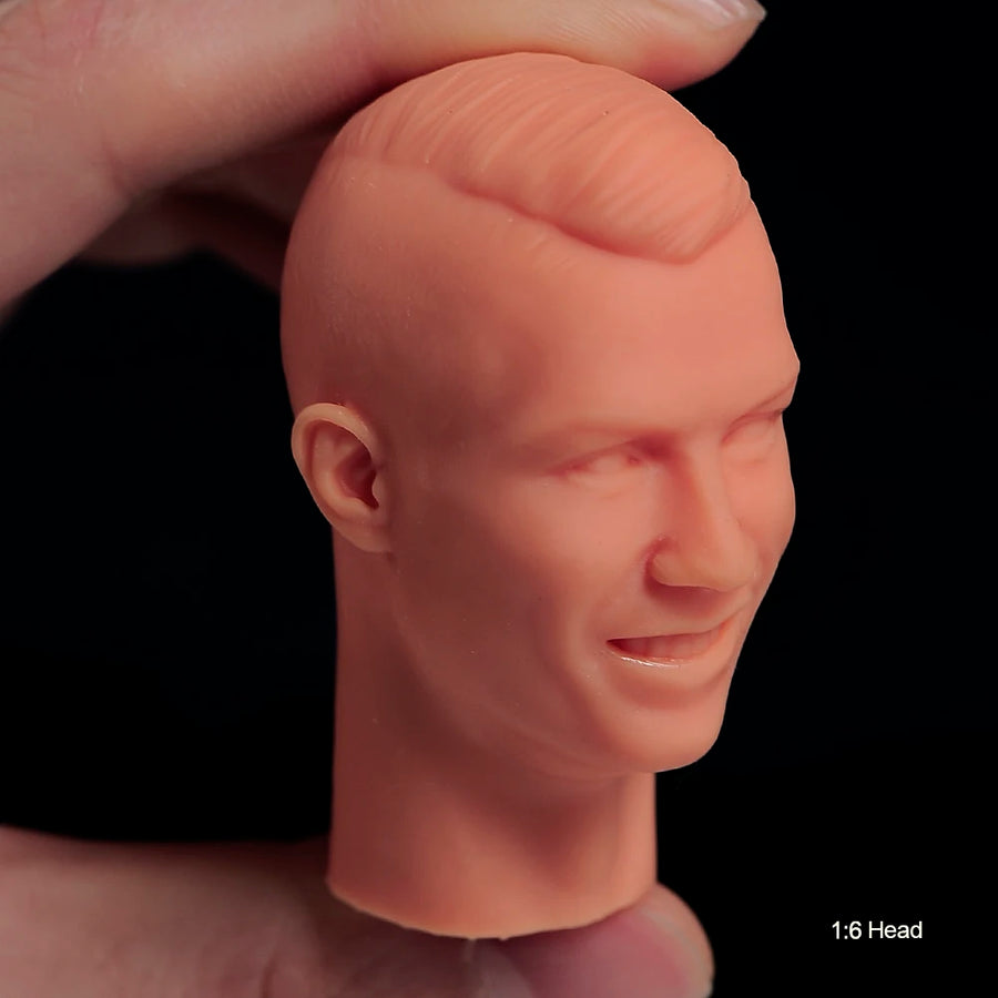 Cristiano Ronaldo Portrait 1/6 Scale Resin Head Sculpt Bust - 1/6 resin model view 3