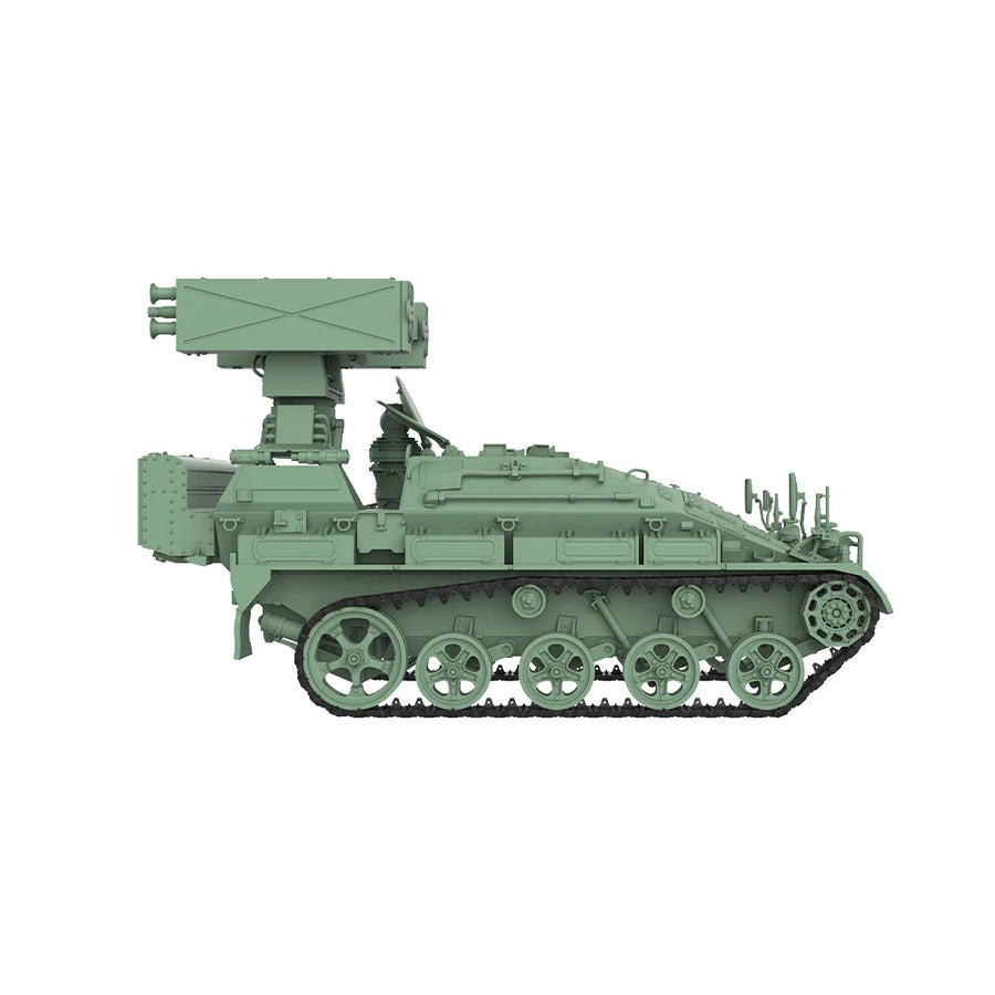 German Wiesel Ozelot Air Defence System 1/35 Resin Model Kit - 1/35 resin model view 2