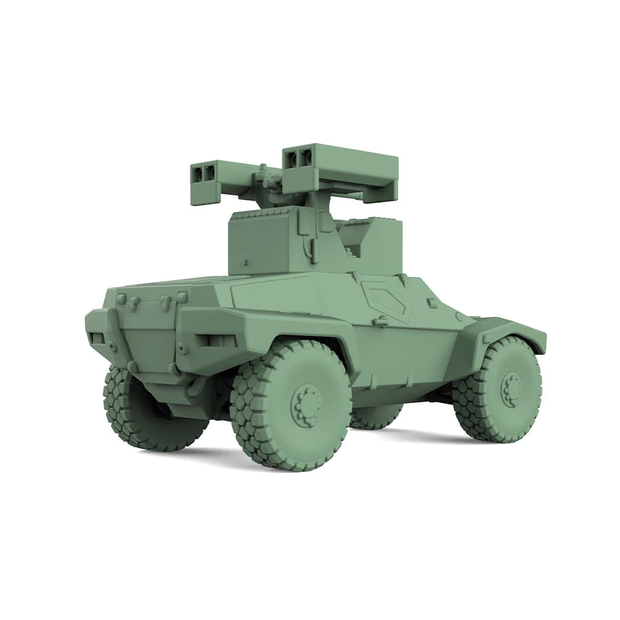 France CRAB Armoured Vehicle 1/56 Resin Model Kit - 1/56 resin model view 2