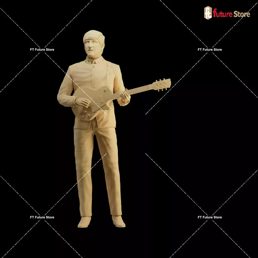 1960s Rock Band Musicians Concert Scene 1/64 Resin Figure Set - 1/64 resin model view 2