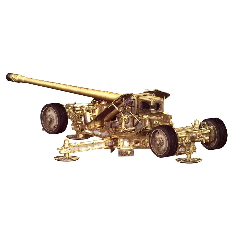 German Krupp 12.8cm Pak 44 Anti-Tank Gun 1/35 Resin Model Kit - 1/35 resin model view 2