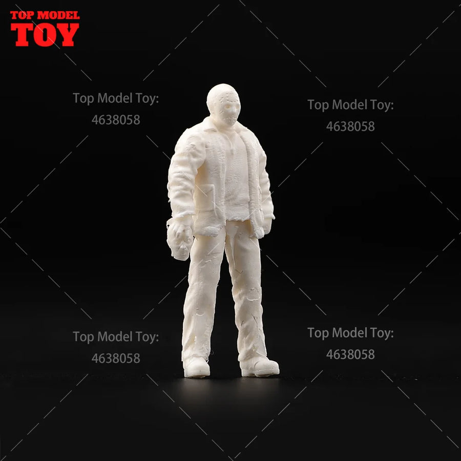 Horror Slasher Killer with Black Eyeband 1/24 Resin Figure Kit - resin model view 2