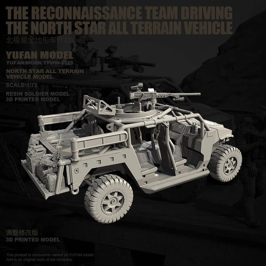 North Star All Terrain Vehicle - 1/35 Scale Resin Model Kit - 1/35 resin model view 6