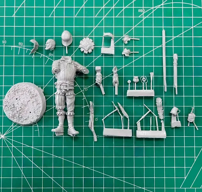 Grutte Pier Ancient Pirate Warrior 75mm Resin Figure Kit - 75mm resin model view 6