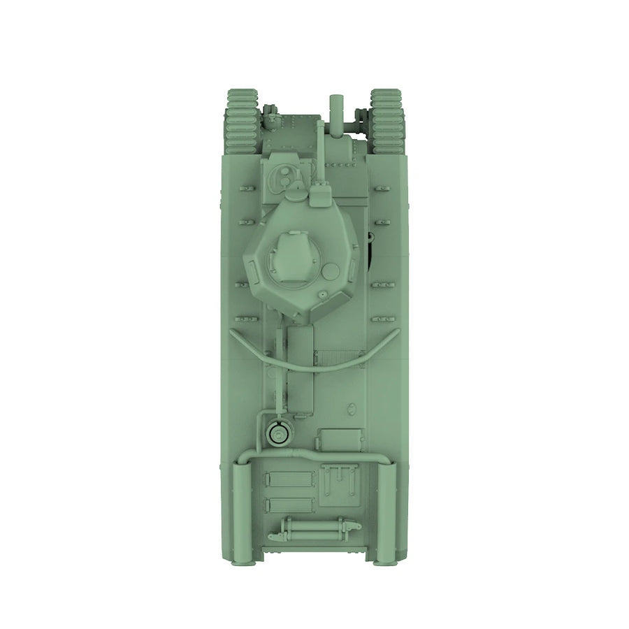 French B1 Heavy Tank Phase II 1/87 Resin Model Kit - 1/87 resin model view 3
