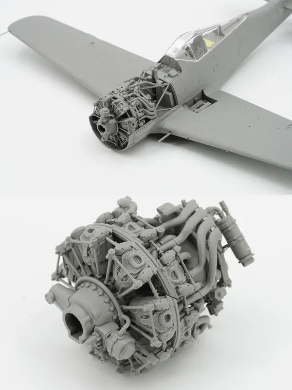 WWII German Focke-Wulf FW190A-8 Fighter 1/32 Resin Aircraft Kit