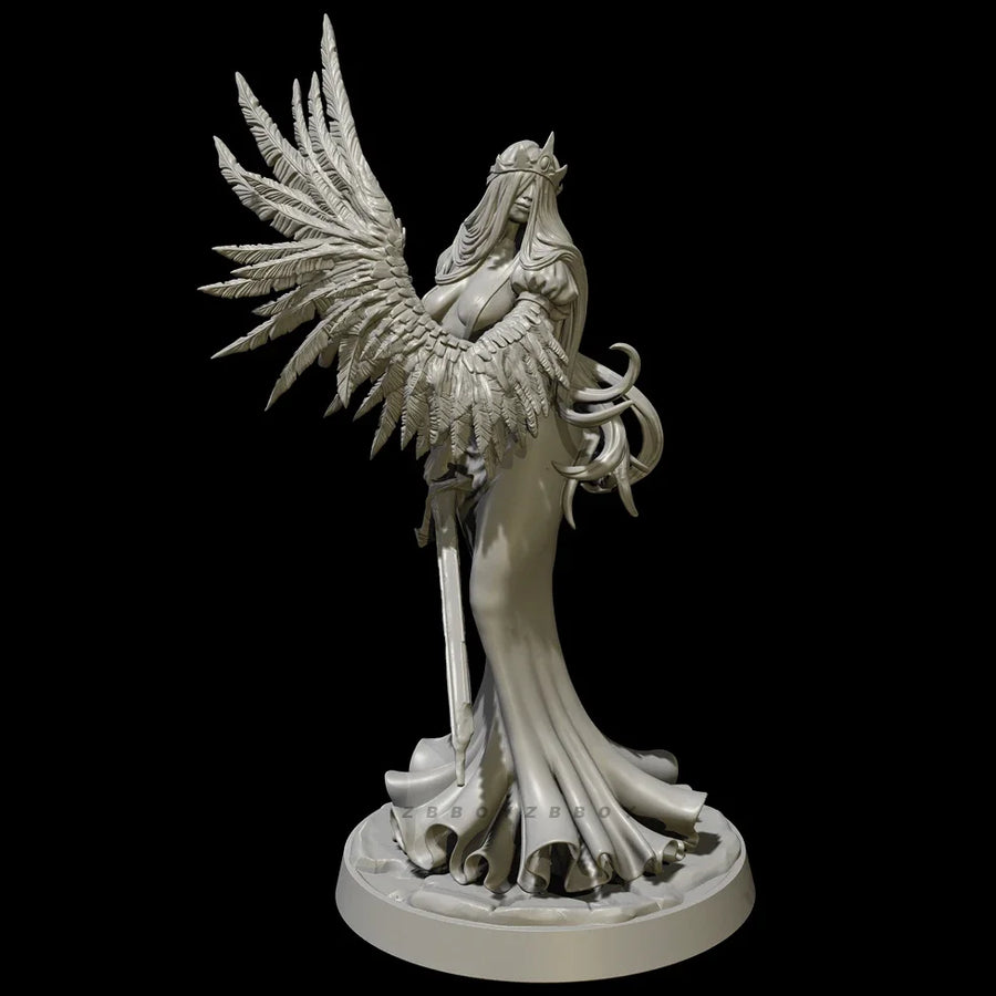 Winged Celestial Angel 50mm Resin Figure Kit - 50mm resin model view 2