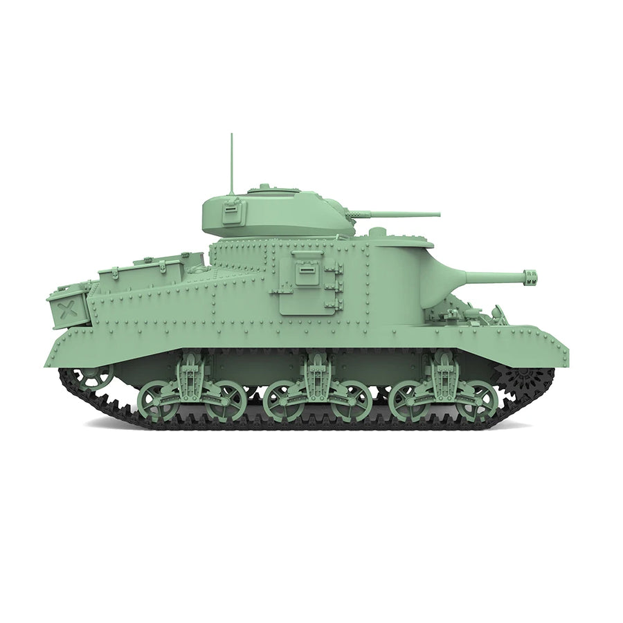 US M3 Grant Medium Tank 1/56 Scale Resin Model Kit - 1/56 resin model view 2