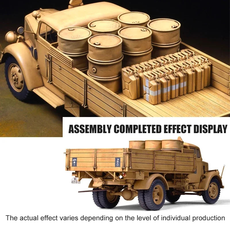German Opel Blitz 3-Ton 4x2 Cargo Truck 1/35 Resin Model Kit - 1/35 resin model view 4