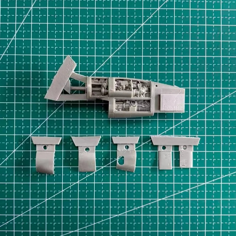 WWII Fighter Aircraft Cutaway 1/72 Resin Kit - resin model view 2