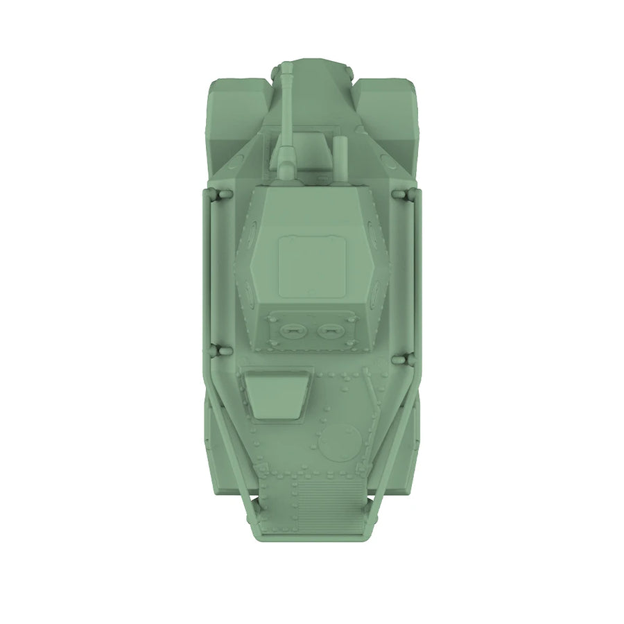 Italian Csaba Light Armored Car 1/144 Resin Model Kit - 1/144 resin model view 2