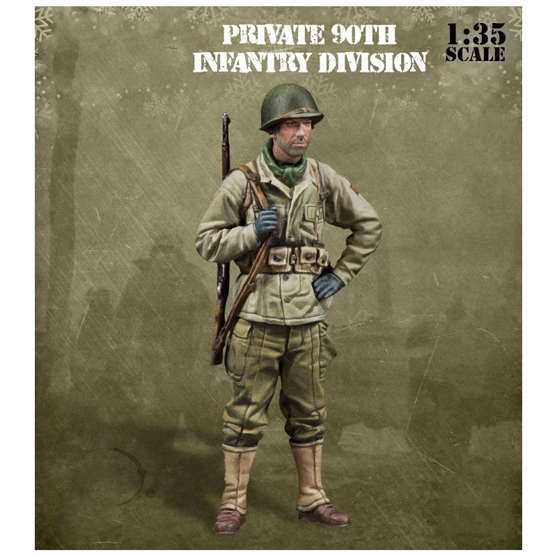WWII Soldiers at Stone Building 1/35 Resin Diorama Kit - 1/35 resin model view 4