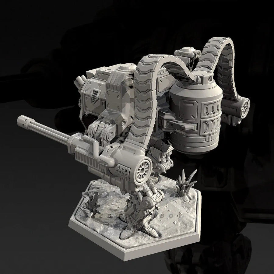 Heavy Combat Mech Suit 55mm Resin Figure Kit - 55mm resin model view 2