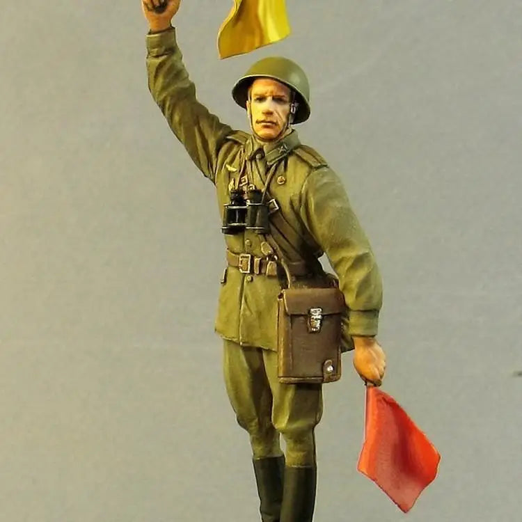 WWII Soviet Infantry Squad Eastern Front Summer Uniform 1/35 Resin Figure Set - resin model view 3