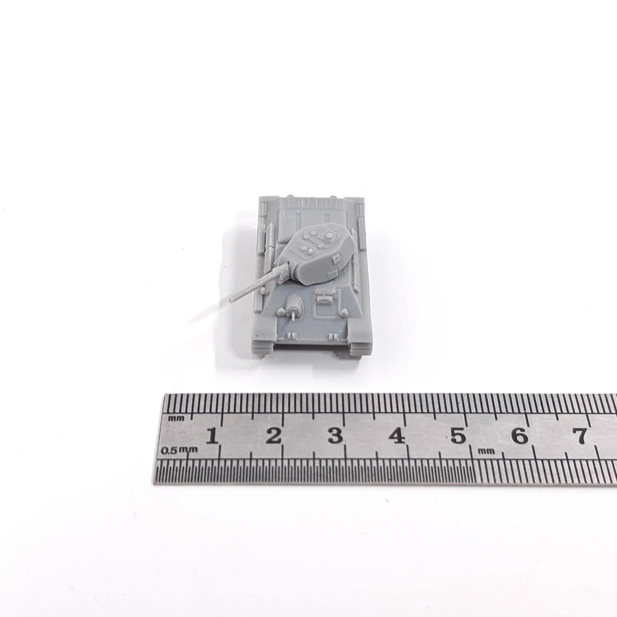 T-34-76 Soviet Tank 1/144 Scale Resin Model Kit - 1/144 resin model view 3
