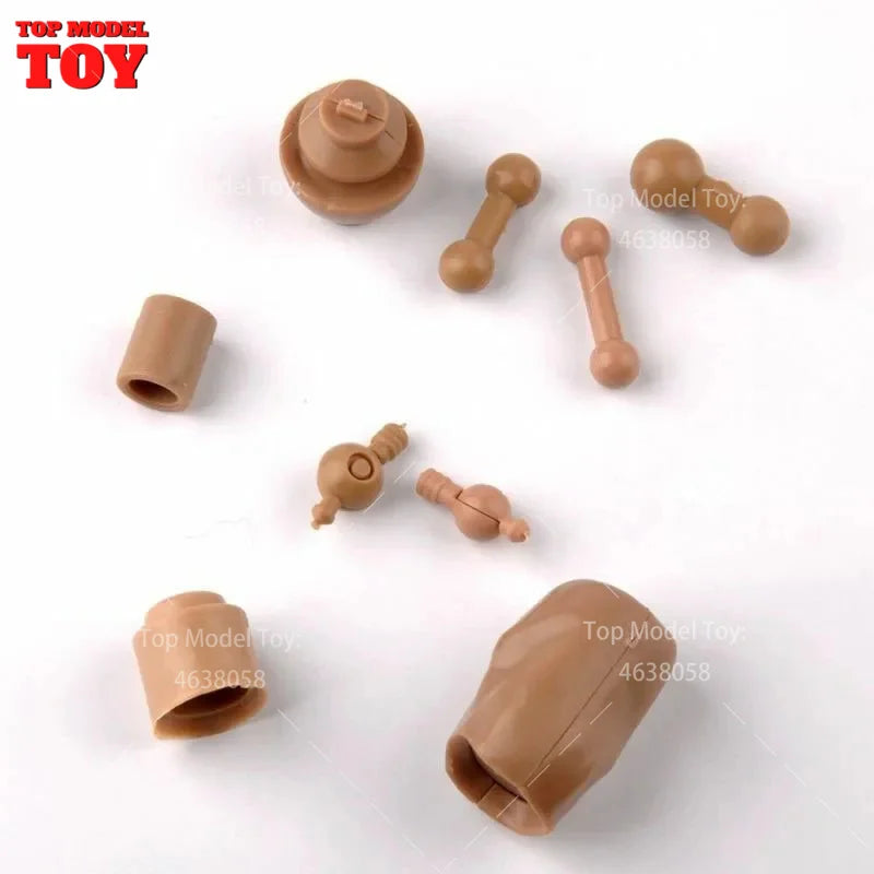 1/6 Scale Soldier Body Parts Resin Connector Kit - Head Neck Foot Joints - 1/6 resin model view 5
