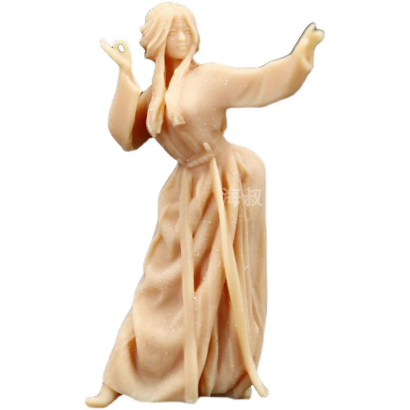Ancient Chinese Dancer Figure 1/64 Resin Model Kit - 1/64 resin model view 5