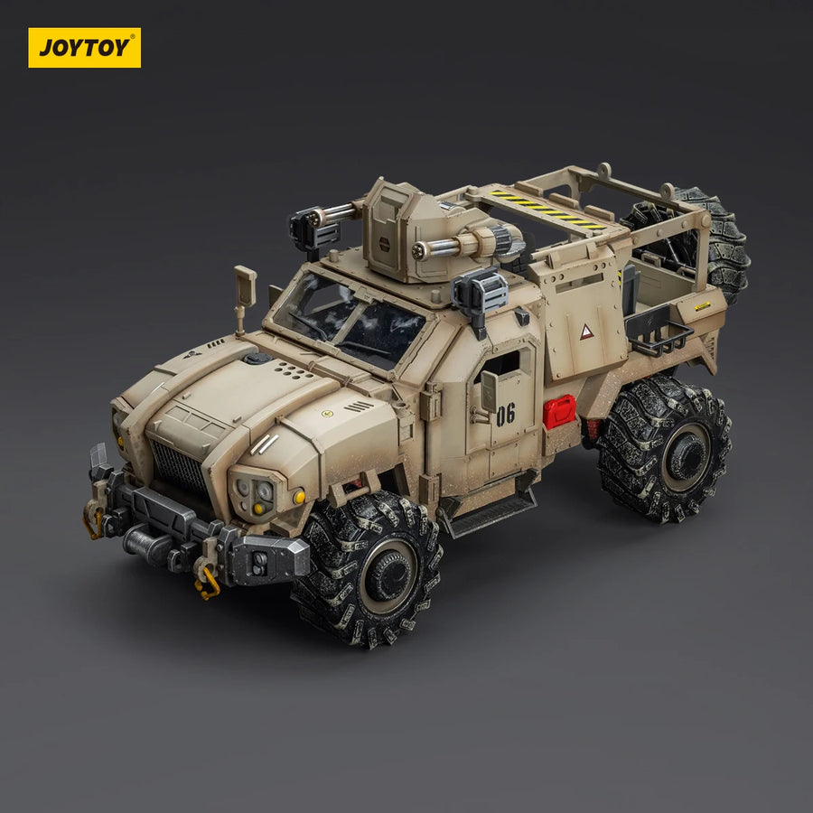 Modern US Special Forces MRAP Armored Vehicle with Crew 1/18 Resin Vehicle Kit - resin model view 2