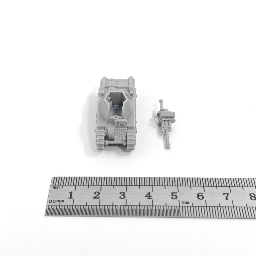 WWII German Selbstfahrlafette Howitzer 1/144 Resin Model Kit - 1/144 resin model view 4