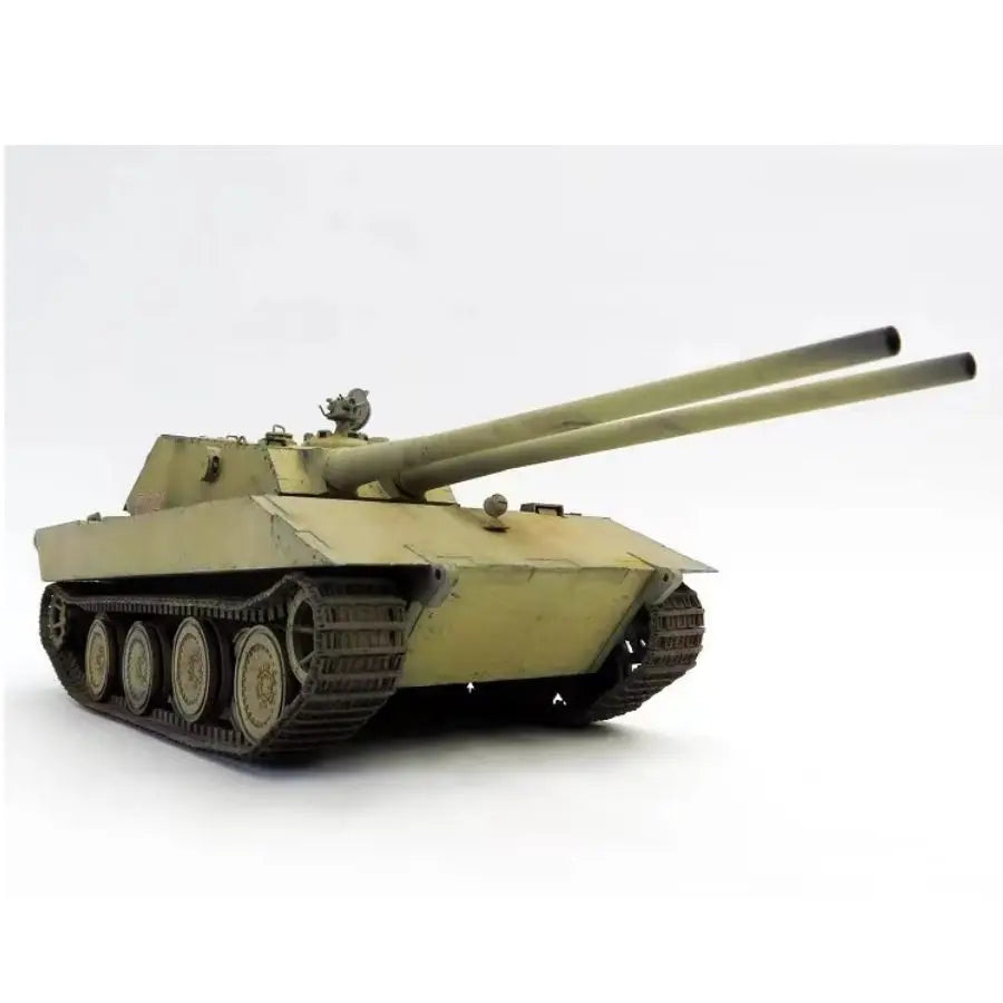 WWII German E-100 Type G Twin Gun Tank 1/35 Resin Model Kit - 1/35 resin model view 3