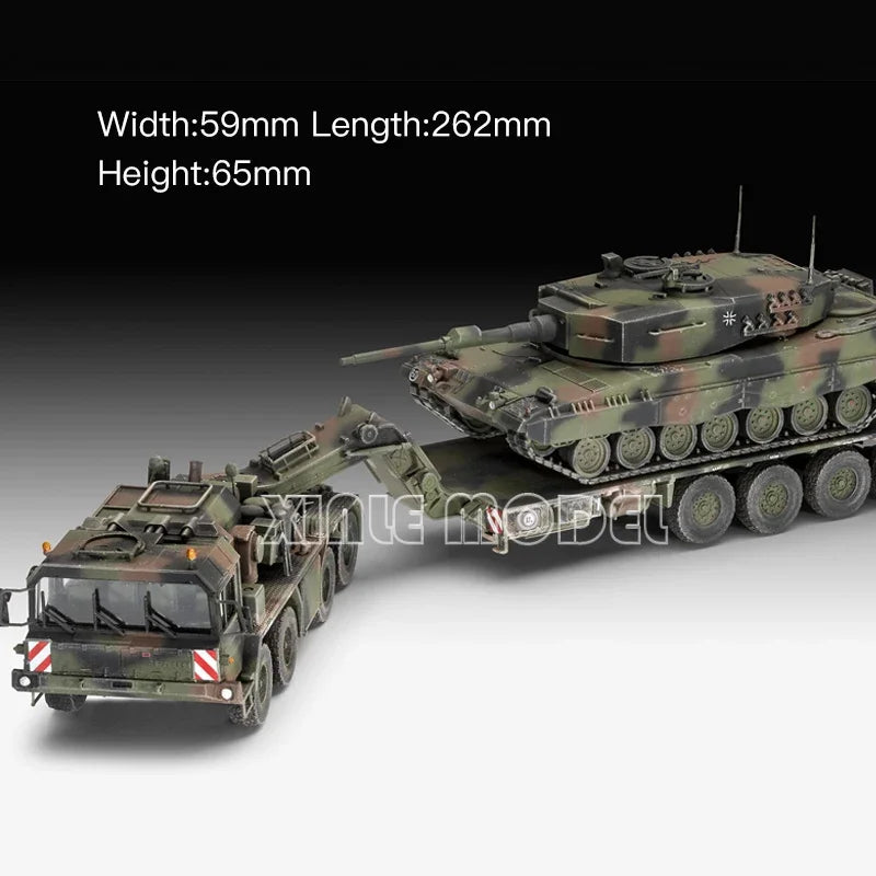 German SLT 50-3 Elephant & Leopard 2A4 Tank 1/72 Resin Model Kit - 1/72 resin model view 2