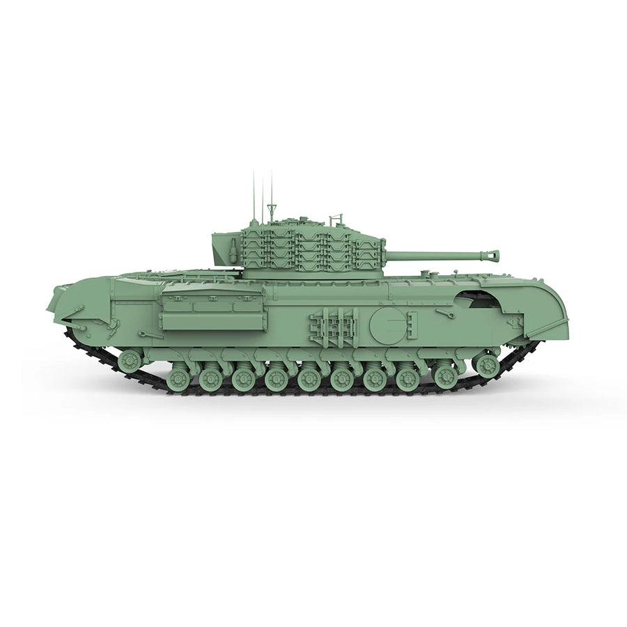 Churchill Tank Infantry Support 1/56 Resin Model Kit - 1/56 resin model view 3
