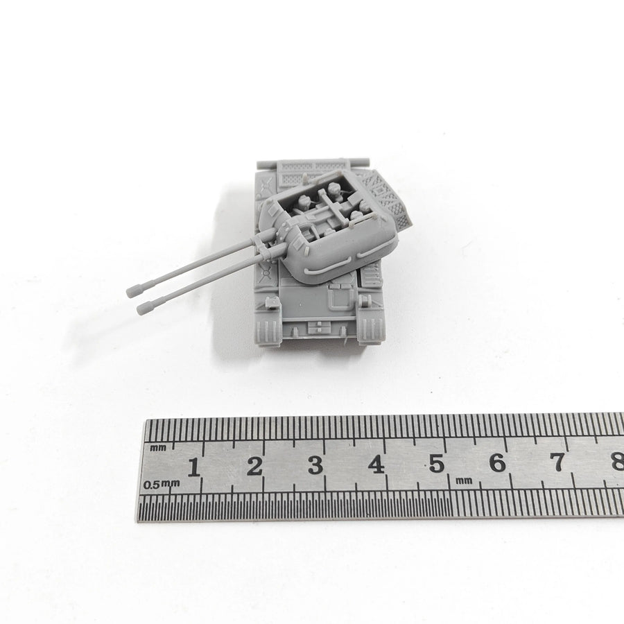 Soviet ZSU-57-2 Self-Propelled Anti-Aircraft Gun 1/144 Resin Kit - 1/144 resin model view 3