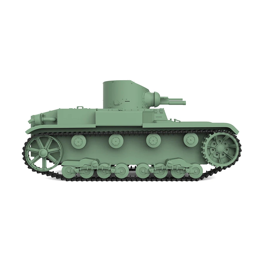 US M3 Stuart Light Tank 1/56 Resin Model Kit - 1/56 resin model view 3